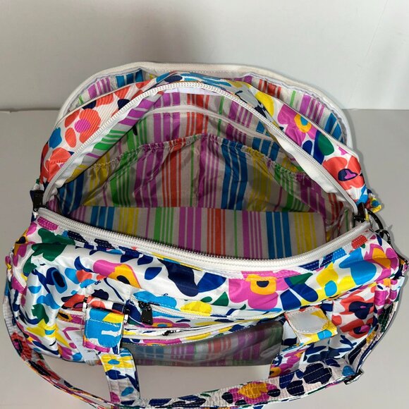 Lug Propeller 2 Overnight Bag Wildflower Brights White with Neon Print - Picture 11 of 16